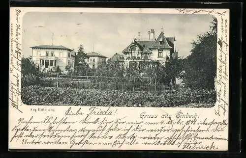 AK Einbeck, Teilansicht am Hubeweg