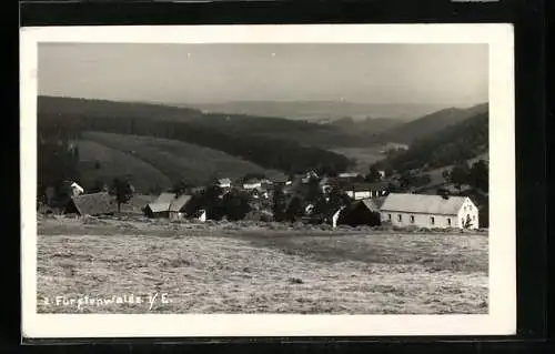 AK Fürstenwalde i. E., Ortsansicht aus der Vogelschau