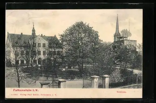 AK Falkenstein i. V., Schloss mit Park