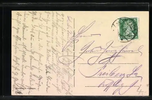 AK Frauenstein i. Erzgeb., Markt mit Schloss