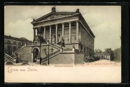 AK Berlin, Blick auf die National-Gallerie