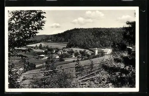 AK Heckmühle /Schwärzelbach, Gesamtansicht mit Umgebung