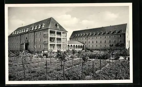 AK Marktheidenfeld, Lehmgruber Diakonissen-Mutterhaus, Gartenpartie