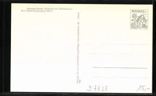 AK Marktheidenfeld, Lehmgruber Diakonissen-Mutterhaus, Gartenpartie