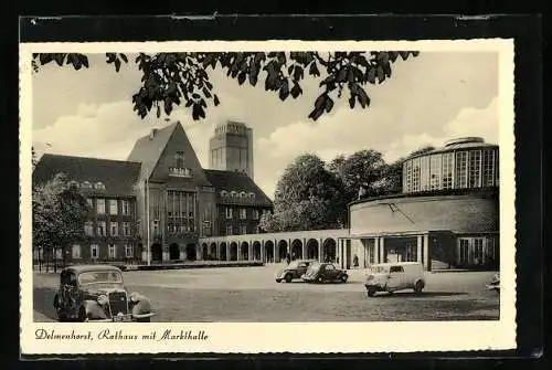 AK Delmenhorst, Rathaus mit Markthalle