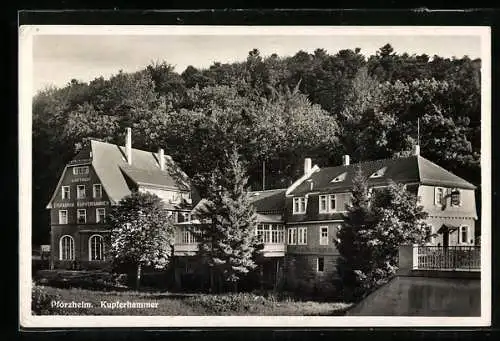 AK Pforzheim, Eisfabrik Kupferhammer G. Hüttinger