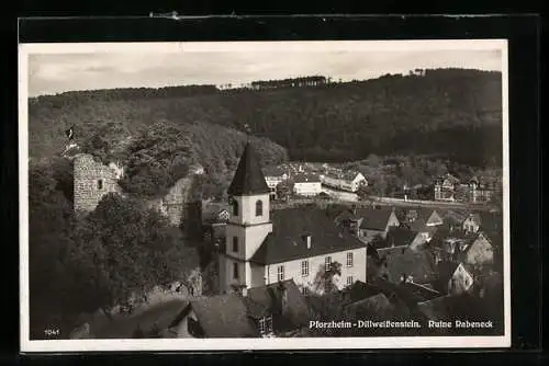 AK Pforzheim-Dillweissenstein, Ruine Rabeneck