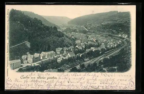 AK Calw, Totalansicht von Süden gesehen