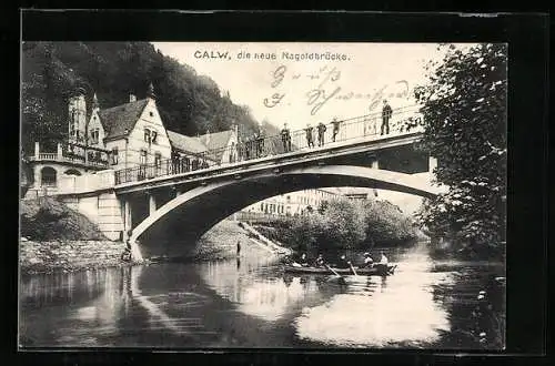 AK Calw, Die neue Nagoldbrücke