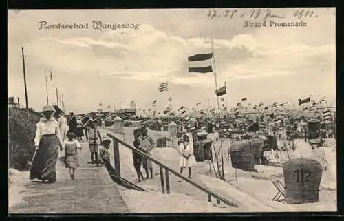 AK Wangeroog /Nordsee, Strandpromenade