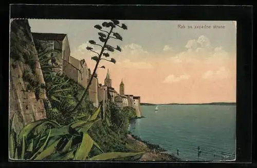 AK Rab, sa zapadne strane