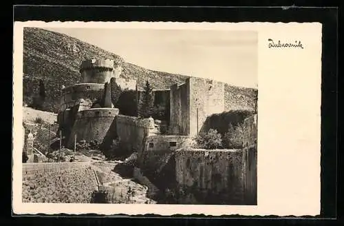 AK Dubrovnik, Festungsanlage, Ortspartie