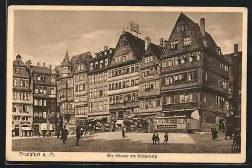 AK Alt-Frankfurt, Alte Häuser am Römerberg