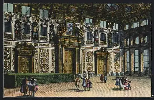 AK Augsburg, Goldener Saal im Rathaus