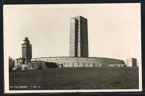 AK Gr. Feldberg i. T., Hotel mit Aussichtsturm