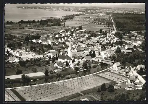 AK Eriskirch /Bodensee, Ortsansicht aus der Vogelschau