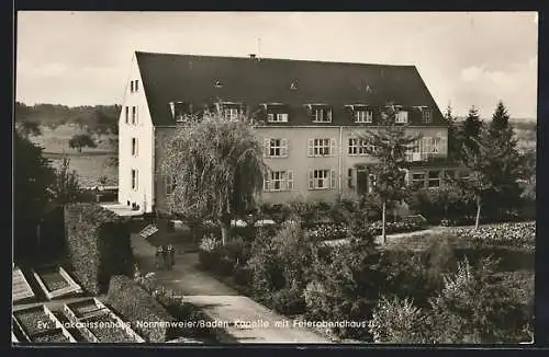 AK Nonnenweier /Baden, Ev. Diakonissenhaus, Kapelle mit Feierabendhaus II