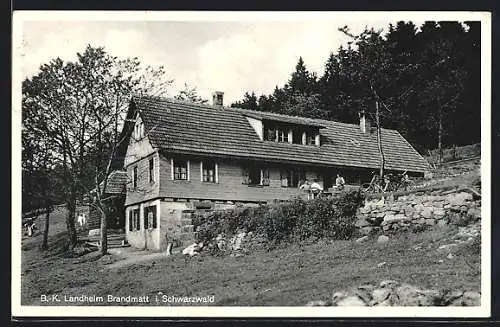 AK Sasbachwalden b. Achern, B.-K. Landheim Brandtmatt