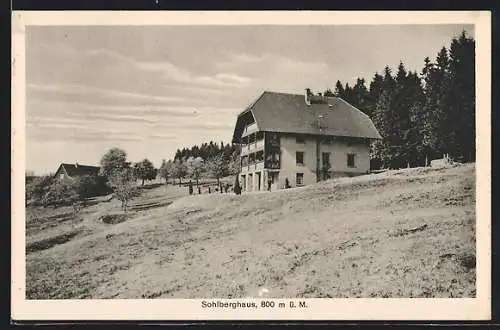AK Allerheiligen /Post Ottenhöfen, Jugend-Ferienheim Sohlberghaus