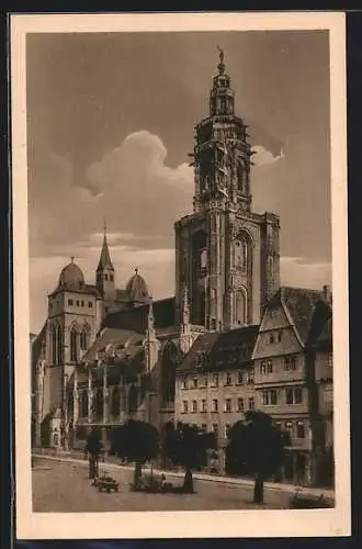 AK Heilbronn, St. Kilianskirche vor der Restaurierung