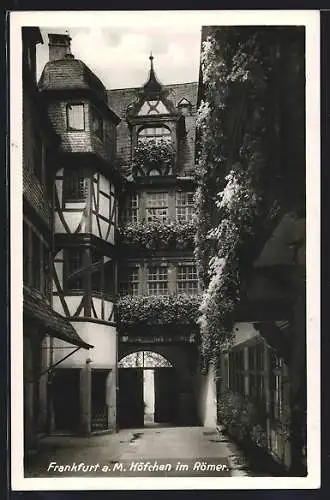 AK Alt-Frankfurt, Höfchen im Römer