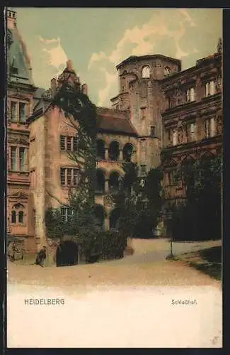 AK Schloss Heidelberg, Im Schlosshof