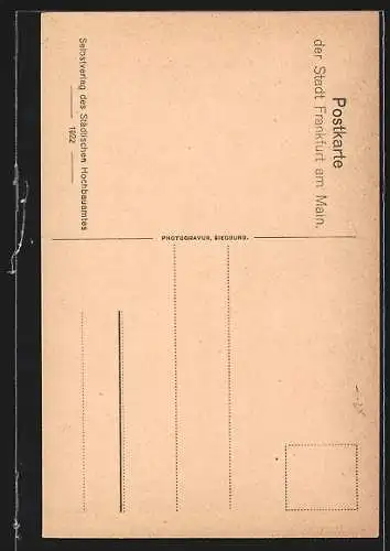 AK Alt-Frankfurt, Römerhöfchen mit Brunnen