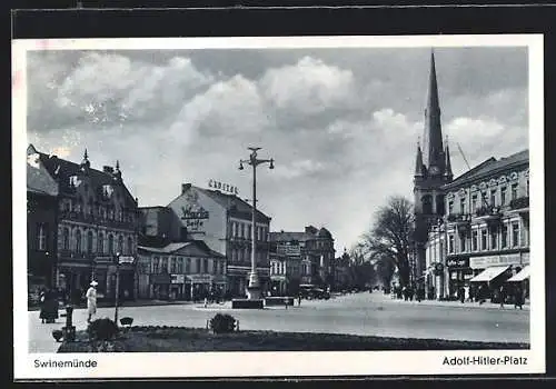 AK Swinemünde, Platz, 