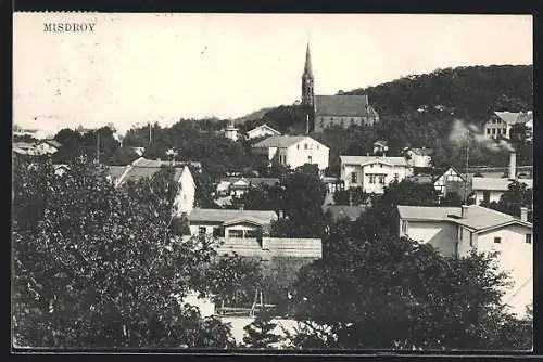 AK Misdroy, Ortsansicht im Sonnenschein