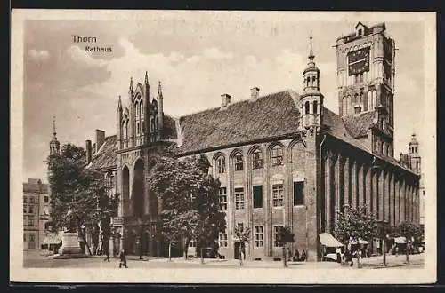AK Thorn / Torun, Partie am Rathaus