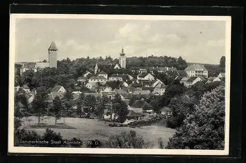 AK Allentsteig /N. D., Ortsansicht mit Türmen