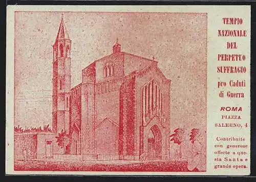 AK Roma, Tempio Nazionale del Perpetuo Suffragio, Piazza Salerno, 4