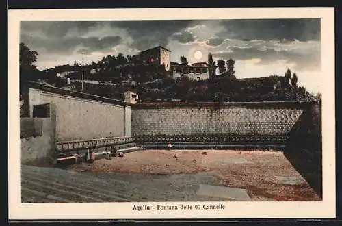 AK Aquila, Fontana delle 99 Cannelle