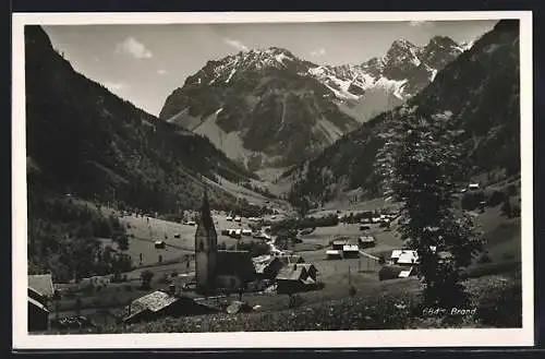 AK Brand, Teilansicht mit Kirche