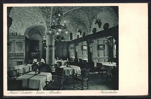 AK München, Hotel Deutscher Kaiser, Kaiserstuben