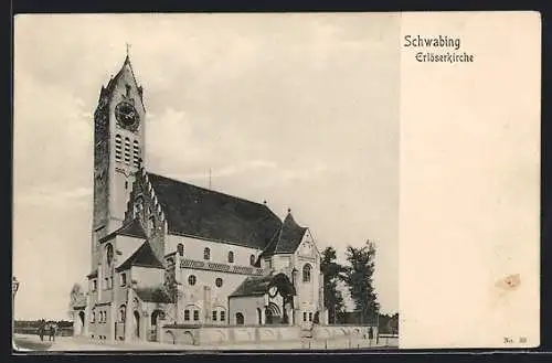 AK München-Schwabing, Die Erlöserkirche