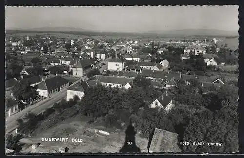 AK Oberwart /Burgenland, Totalansicht aus der Vogelschau