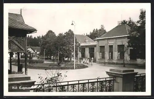 AK Bad Tatzmannsdorf /Burgenland, Kurpark mit Kur-Restaurant