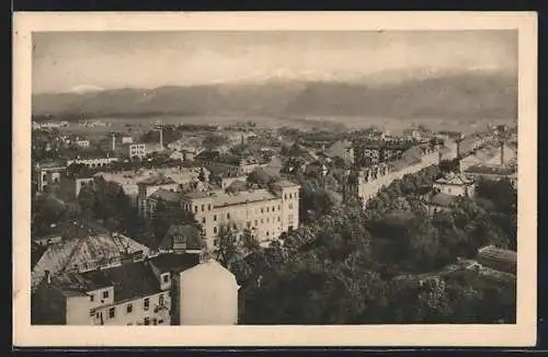 AK Klagenfurt, Stadtansicht mit Hochobir