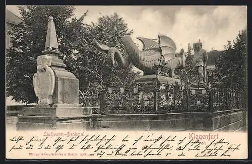 AK Klagenfurt, Lindwurm-Denkmal