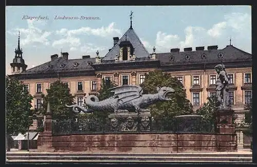 AK Klagenfurt, Lindwurm-Brunnen