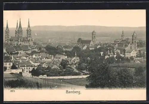AK Bamberg, Totalansicht mit Umgebung