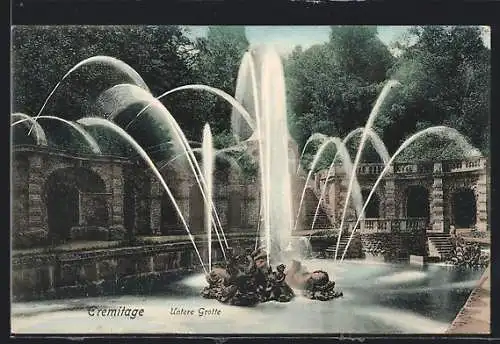 AK Bayreuth, Schloss Eremitage-Untere Grotte