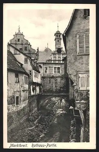 AK Marktbreit, Partie am Rathaus