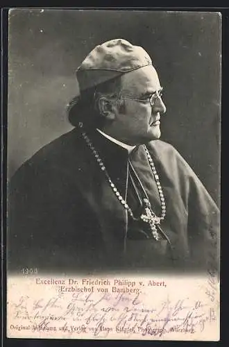 AK Bamberg, Excellenz Gr. Friedrich Phillip von Albert, Erzbischof