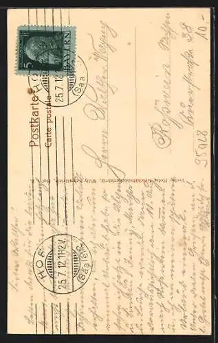 AK Hof i. B., Theresienstein