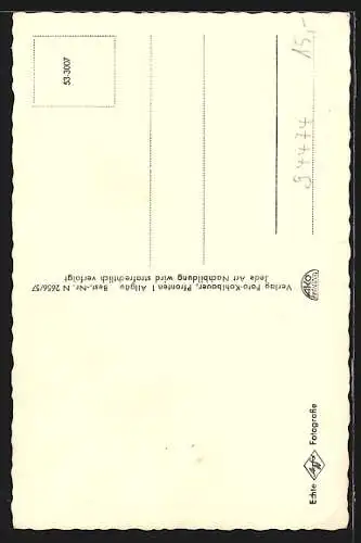 AK Vilshofen, Strassenpartie mit Kirche