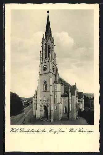 AK Bad Kissingen, Kath. Stadtpfarrkirche Herz Jesu