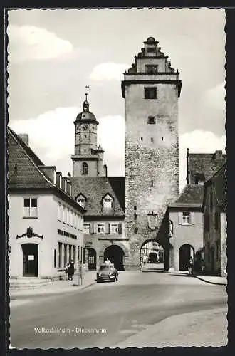 AK Volkach /Main, Diebenturm