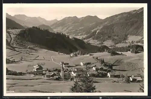 AK Jungholz, Gesamtansicht mit bewaldeten Hügeln